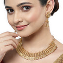 Gold-Plated Lakshmi Coin Necklace Jewellery Set