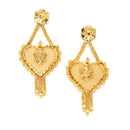 Gold-Plated Taselled Jewellery Set