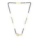 Heart Sharped Designer Gold Plated Mangalsutra Style  Pendant Jewellery For Women