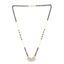 Heart Sharped Designer Gold Plated Mangalsutra Style  Pendant Jewellery For Women