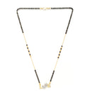 Heart Sharped Designer Gold Plated Mangalsutra Style  Pendant Jewellery For Women