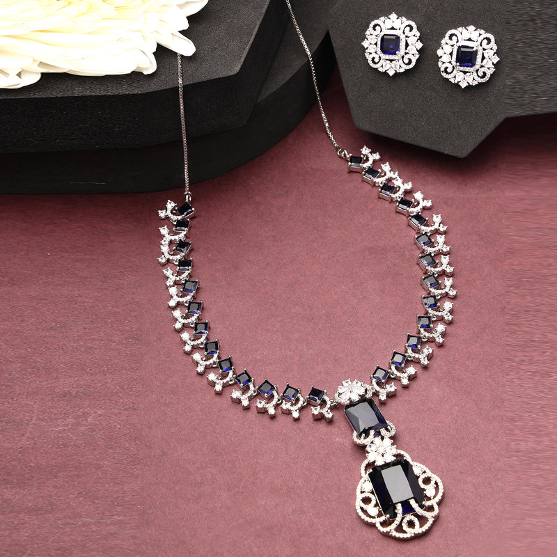 Nita Ambani-Inspired Jewelry Set – Radiant BLUE