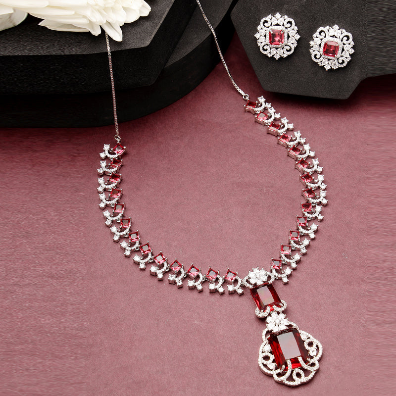 Nita Ambani-Inspired Jewelry Set – Stunning RED