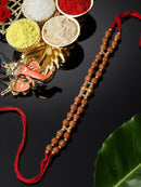 Traditional Multi Rudraksh Stringed Rakhi