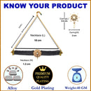 Grey Gold-plated Kundan Studded & Beaded Multistrand Choker Necklace Jewellery Set