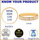 Gold Plated White Premium Kada