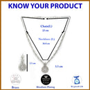 Rhodium Platted Classy Design white American Diamond Stones Studded Jewellery  Set