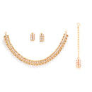 Gold-Plated & Stone Studded Handcrafted Jewellery Set