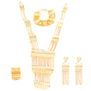 Gold-Plated Multi-Layered Jewellery Set