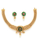 Gold Plated with Royal Design Jewellery Set