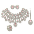 Kiara Advani Inspired Wedding Jewellery Set - PINK