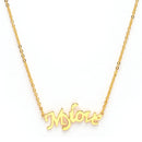 Gold Plated with Stylish Design Stainless Steel Pendent Set