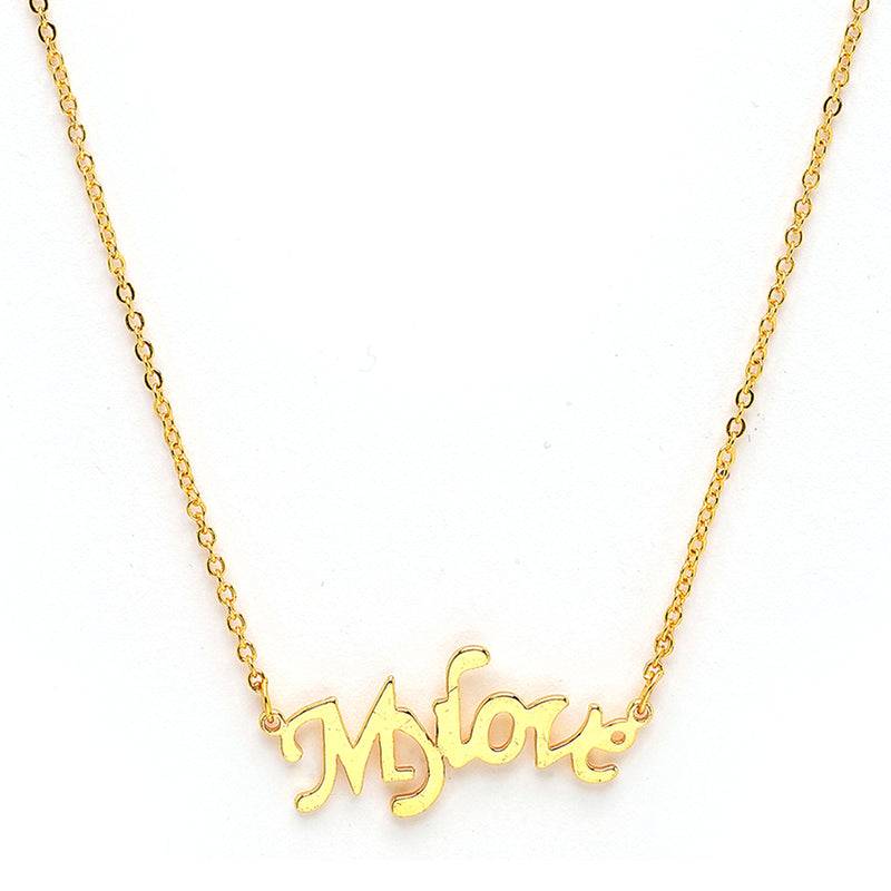 Gold Plated with Stylish Design Stainless Steel Pendent Set