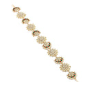 Gold-Plated Circular White Kundan studded Matha Patti