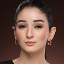 Gold Plated 5 Pairs Combo Set Earrings for Women and Girls