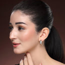 Trendy Silver Plated Alloy Hoop 2 Pairs Earrings Set for Women & Girl