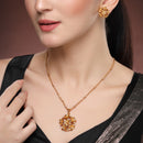 Gold Plated Traditional Pendent Set for Woman
