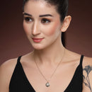 Gold Plated Alloy Layered Pendant Necklace Set for Women