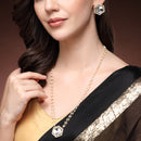 Gold Plate Kundan & Pearl Studded Jewellery Set