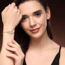 Latest Stylish Multilayer Gold Plated Cuff Bracelet Combo Set