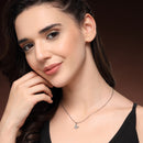 Rhodium Plated Silver Toned Pearl Infinity Butterfly Charm Pendant Set Of 5