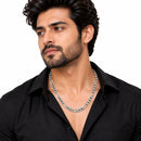 Silver Plated Figaro Link Chain for Men & Boys