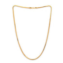 Gold Plated Box & Wheat Link Chain Combo for Men & Boys
