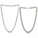 Silver Plated Box & Cuban Link Chain Combo for Men & Boys