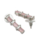 ZENEME Set of 3 Rhodium Plated AD Necklace Set & Bracelet Jewellery Set For Women & Girls