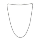 Silver Plated Box & Cuban Link Chain Combo for Men & Boys