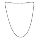 Silver Plated Rope & Snake Link Chain Combo for Men & Boys