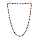 ZENEME Gold Plated Finish Handmade Work Multi-Pearl Mala For Women