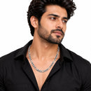Silver Plated Figaro Link Chain for Men & Boys