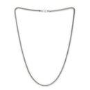 Silver Plated Rope & Snake Link Chain Combo for Men & Boys