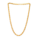 Gold Plated Bold Gold Cuban Link Chain & Bracelet Set for Men & Boys
