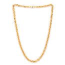 Gold Plated Snake & Cuban Link Chain Combo for Men & Boys