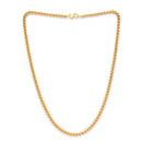 Gold Plated Herringbone & Cuban Link Chain Combo for Men & Boys