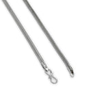 Silver Plated Minimal Snake Link Chain for Men & Boys