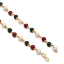ZENEME Gold Plated Finish Handmade Work Multi-Pearl Jewellery For Women