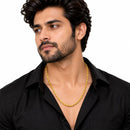 Gold Plated Wheat Link Chain for Men & Boys