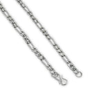 Silver Plated Figaro Link Chain for Men & Boys