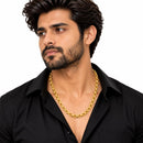 Gold Plated Twisted Rope Link Chain for Men & Boys