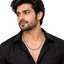 Silver Plated Minimal Snake Link Chain for Men & Boys