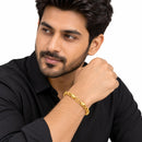 Gold Plated Anti-Tarnish Classic Figaro Link Bracelet for Men & Boys