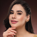 Gold Plated Floral Vine Drop Earrings for Women & Girls