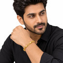 Gold Plated Anti-Tarnish Classic Figaro Link Bracelet for Men & Boys