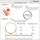 ZENEME Set of 12 Gold Plated Handcrafted Textured Classic Bangles for Women & Girls (2.4)