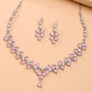 Premium Zircon Necklace Set