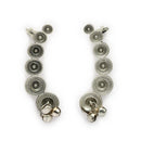 Oxidised Silver Bell Earrings
