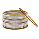 Zeneme Gold-Plated Matte Finish Lavender Velvet Cz Studded Bangles Set Of 36